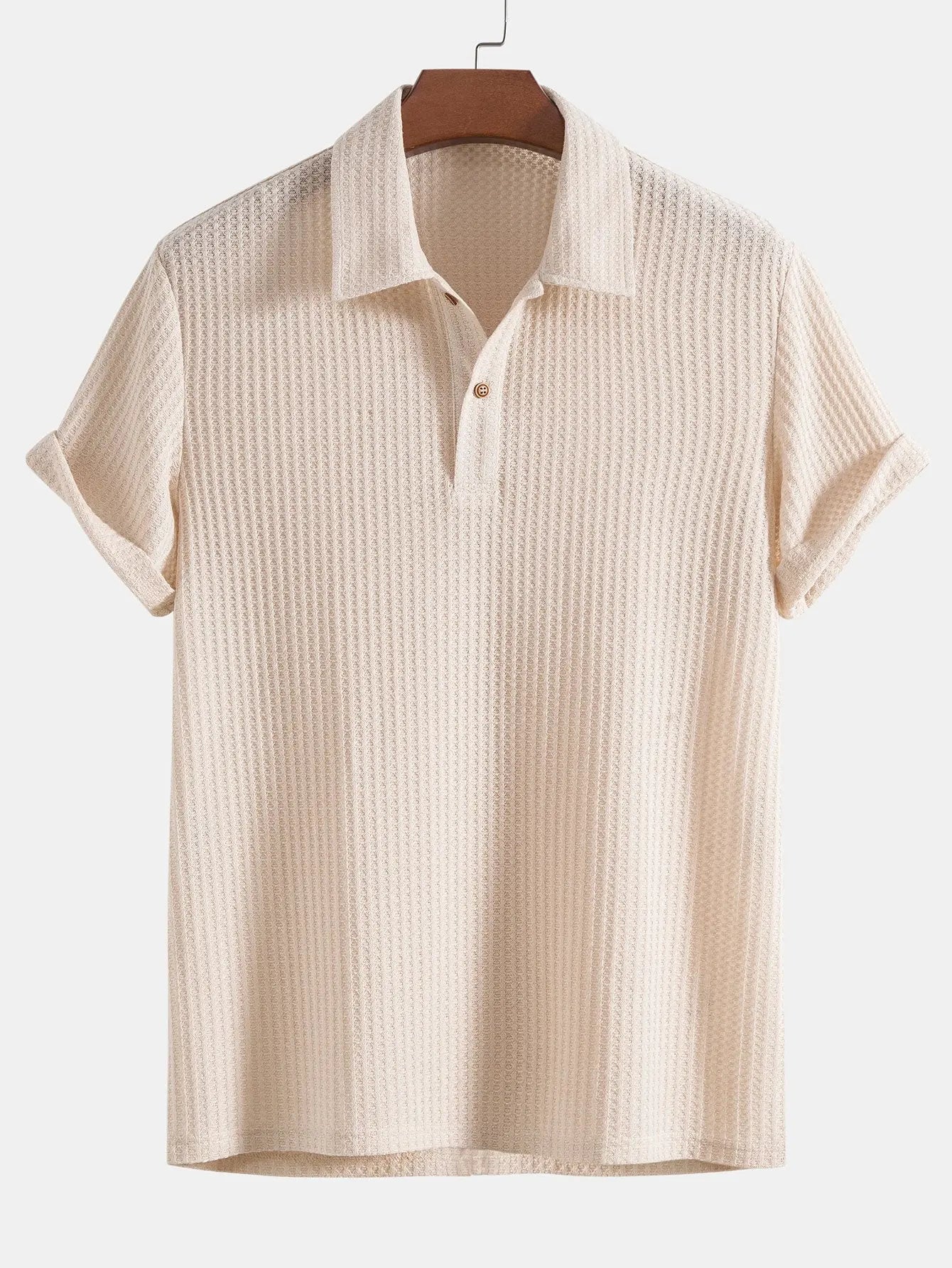 Beige polo shirt Aussieglam